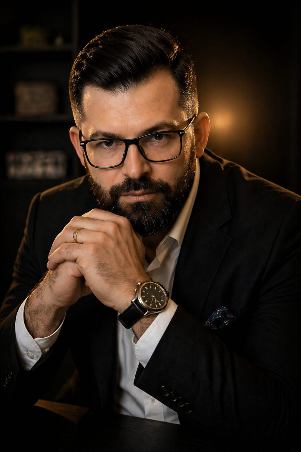 Daniel Clavem em retrato institucional